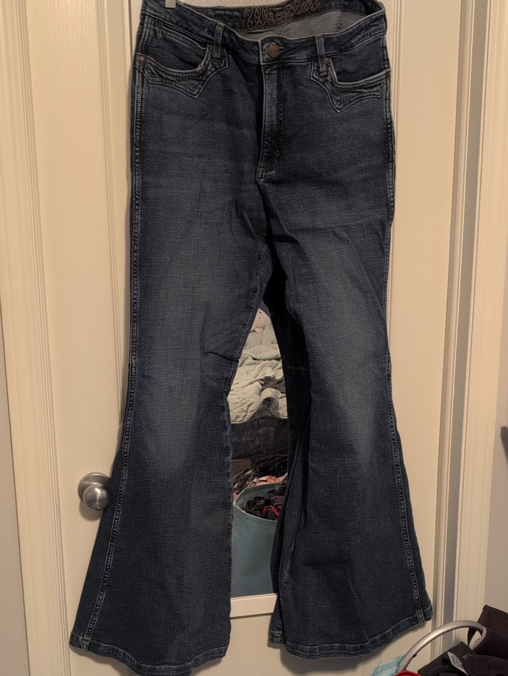 Wrangler Dark Blue Women’s Flare Jeans